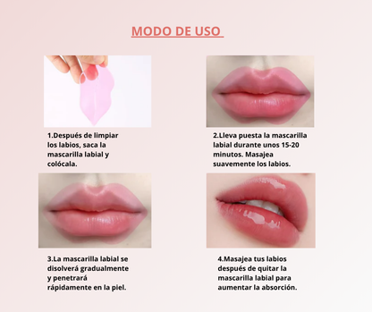 Wavy™ - Máscara Hidratante de Colágeno para Labios